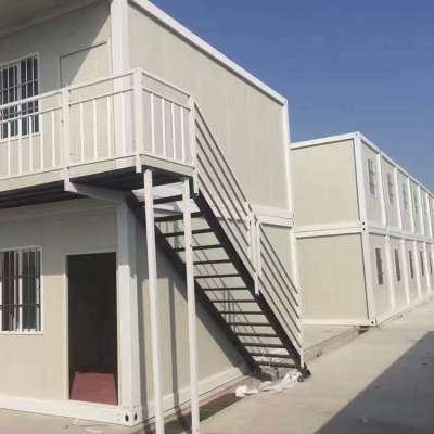 Low cost easy assembled mobile detachable prefabricated container house